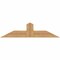 Ekena Millwork Portland Smooth Timber Gable Bracket, Western Red Cedar, 48"W x 12"H x 1 1/2"D x 5 1/2"F, 6/12 Pitch GBW048X12X0206POR00SWR - alternate 1